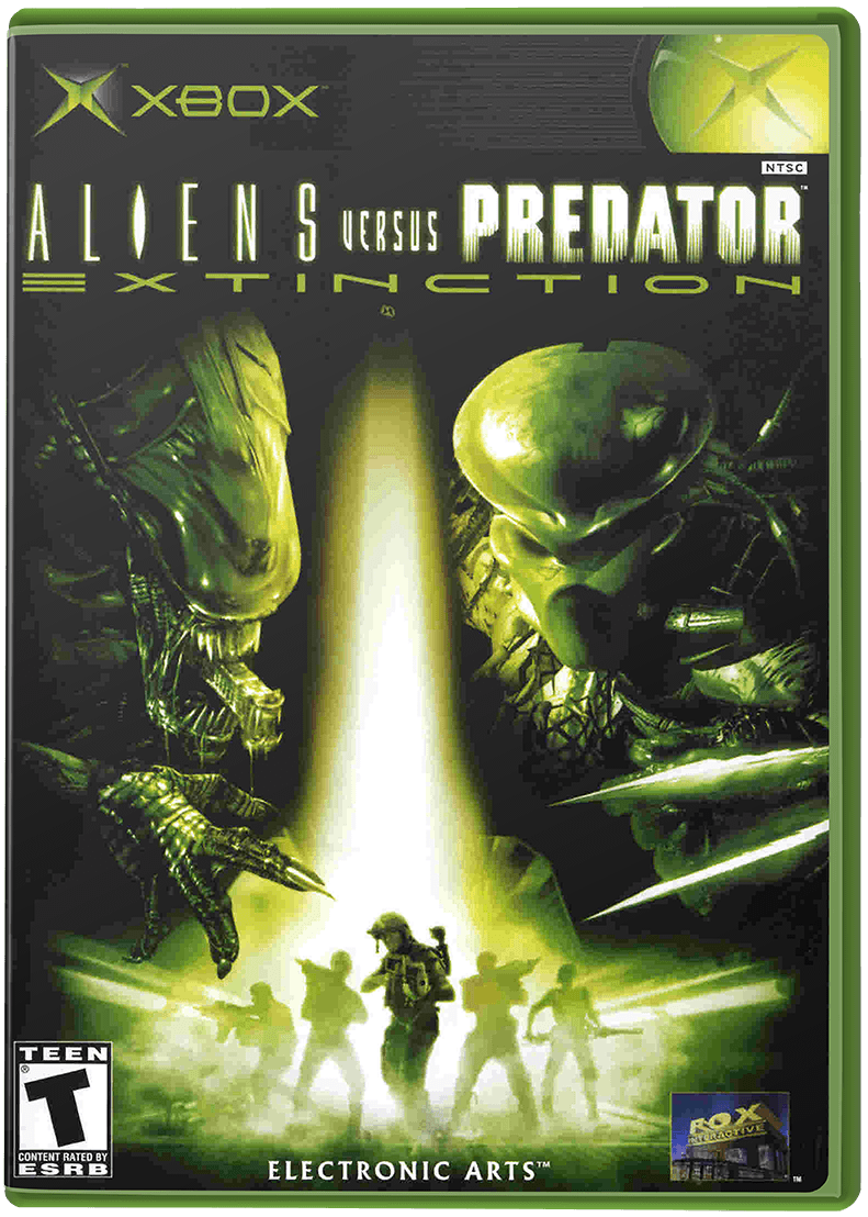 Aliens vs. Predator Extinction box art for Xbox